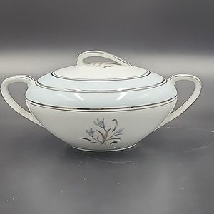 Vintage Noritake Bluebell China Sugar Bowl with Lid #5558 Japan